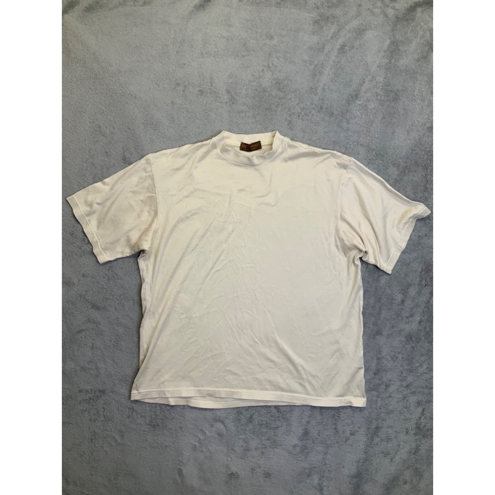Robert Barakett T-Shirt Men's Size Large Short Sleeve Crew Neck Made in Canada